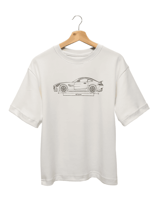 Camiseta Oversize Boxy Fit Mercedez AMG GTR